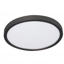 AFX Lighting, Inc. EGRF1625LAJD2BK - Edge Round 16 LED Flush Mount