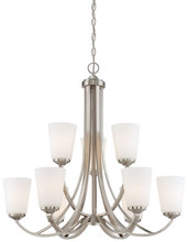 Minka-Lavery 4969-84 - 2 TIER 9 LIGHT CHANDELIER