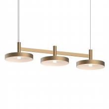 Sonneman 1783.14-PAN - 3-Light Linear Pendant w/Pan Shades