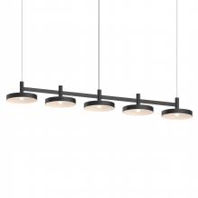 Sonneman 1785.25-PAN - 5-Light Linear Pendant w/Pan Shades