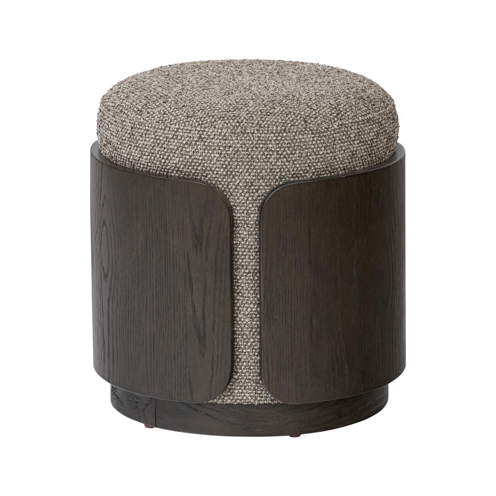 Hutton Ottoman - Dark Brown Oak/Earth