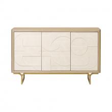 Varaluz 522ST54A - Montage Credenza - Light Oak/Parchment Wood