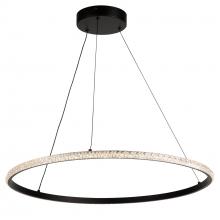 Artcraft AC6712BK - Nova 30W LED Pendant Black