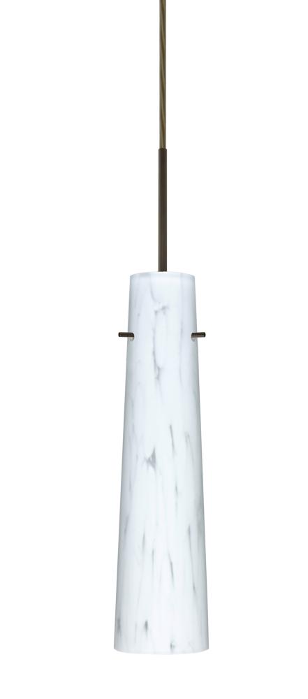 Besa Camino Pendant Bronze Carrera 1x5W LED, 15Ft. Cord