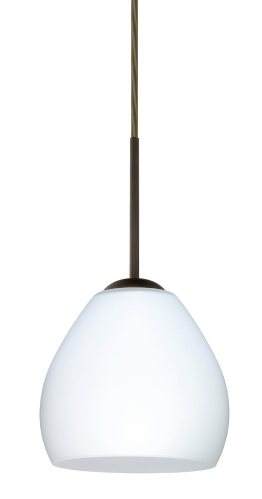 Besa Bolla Pendant Bronze Opal Matte 1x40W G9