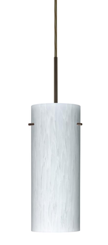 Besa Stilo 10 Pendant Bronze Carrera 1x100W Medium Base, 15Ft. Cord