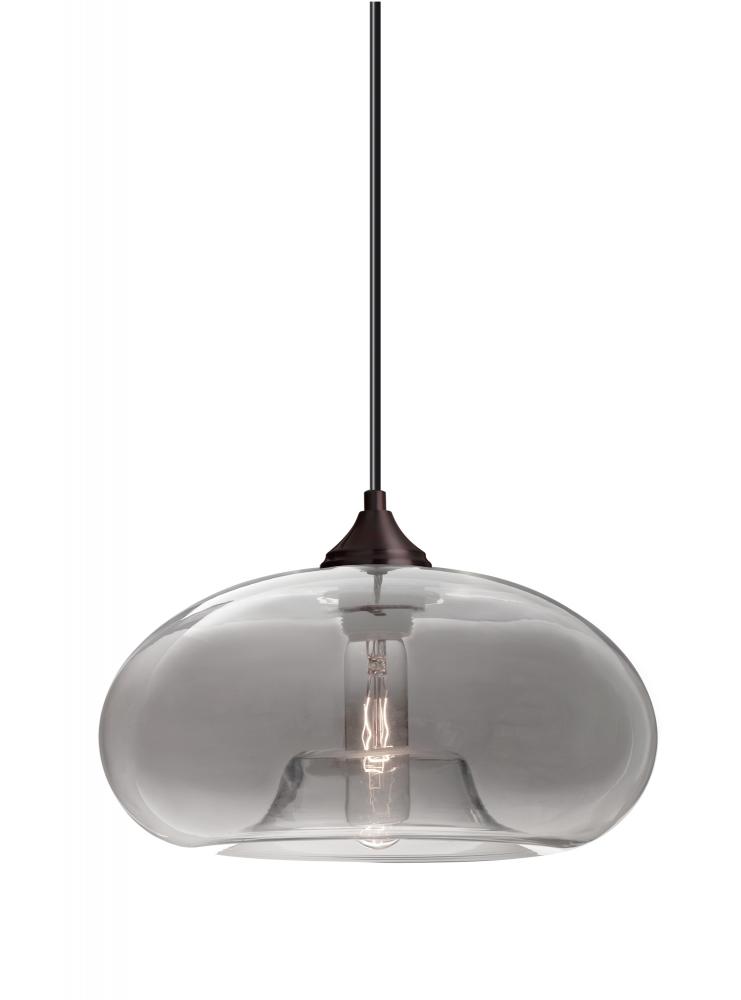 Besa Pendant Bana Bronze Smoke 1x60W Medium Base