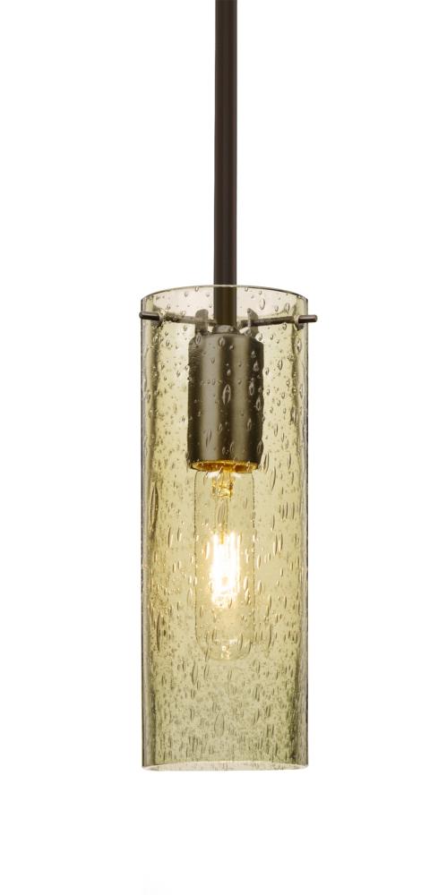 Besa, Juni 10 Stem Pendant, Gold Bubble, Bronze, 1x60W Medium Base