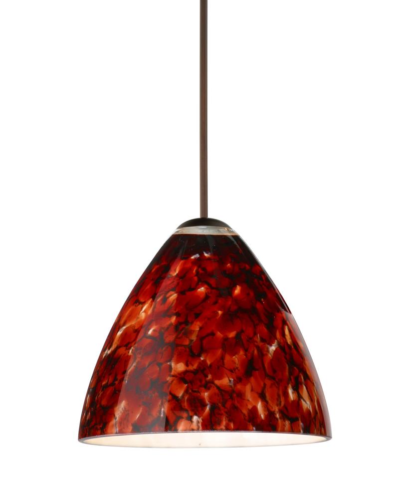 Besa Pendant Mia Bronze Garnet 1x5W LED