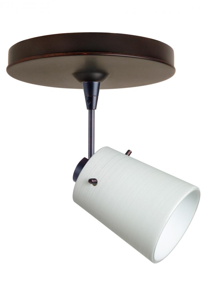 Besa, Tammi Spotlight, Chalk, Bronze Finish, 1x5W LED