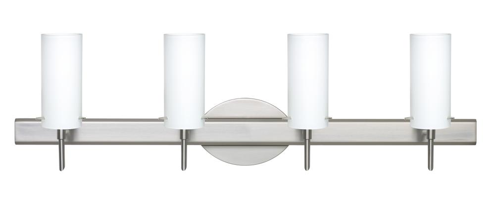 Besa Wall Copa 3 Satin Nickel Opal Matte 4x5W LED