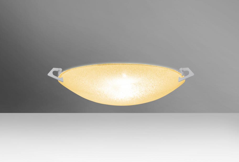 Besa Ceiling Sonya 13 Satin Nickel Gold Glitter 1x11W LED