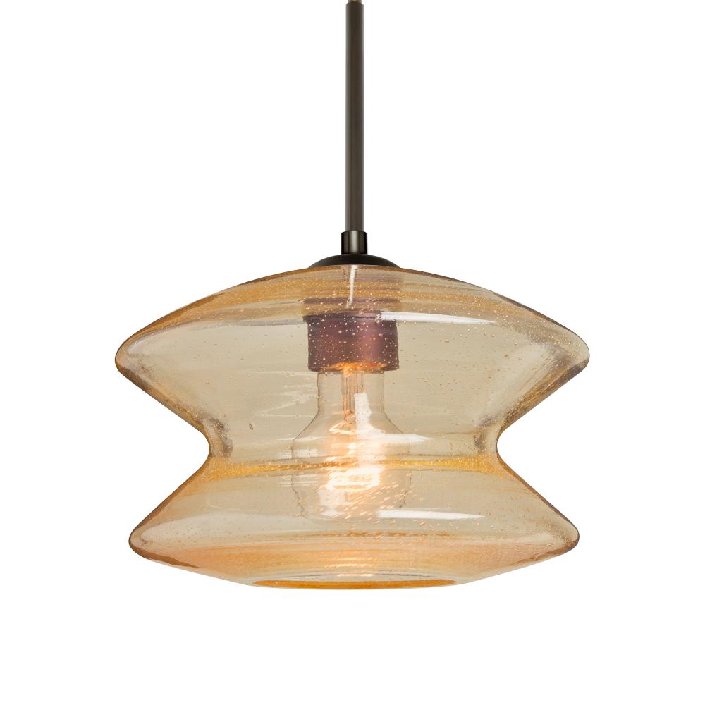 Besa, Zen Cord Pendant For Multiport Canopy, Gold Bubble, Bronze Finish, 1x60W Medium