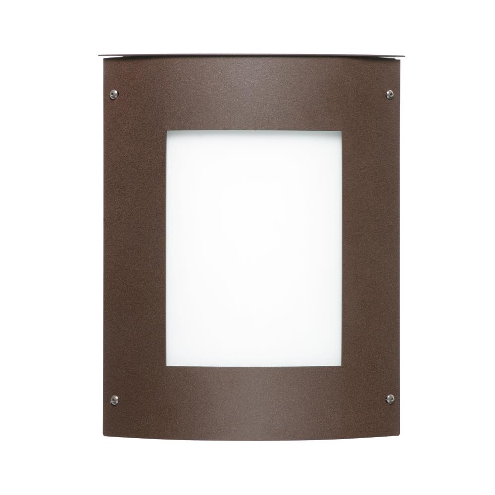 Besa Outdoor Moto 13 Square Bronze White Acrylic 2x60W E12