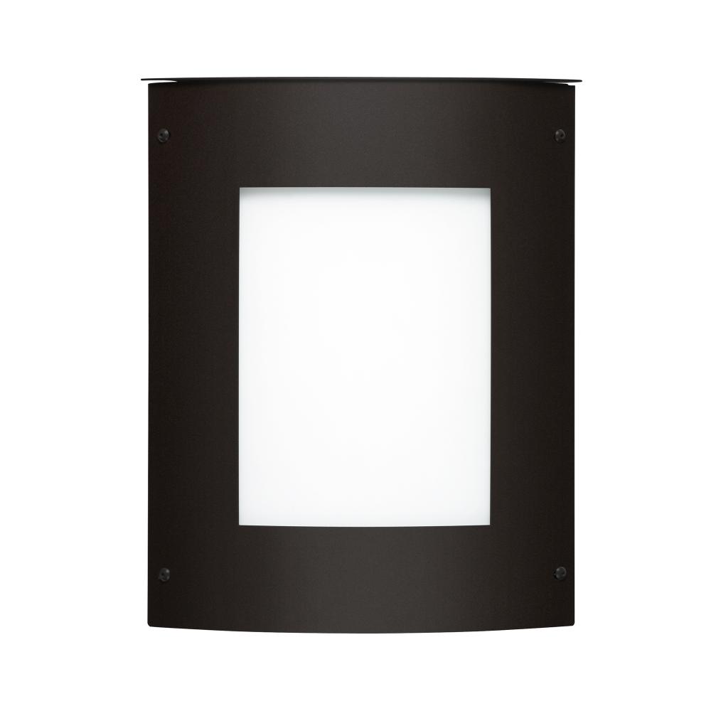 Besa Outdoor Moto 8 Square Black White Acrylic 1x5W LED