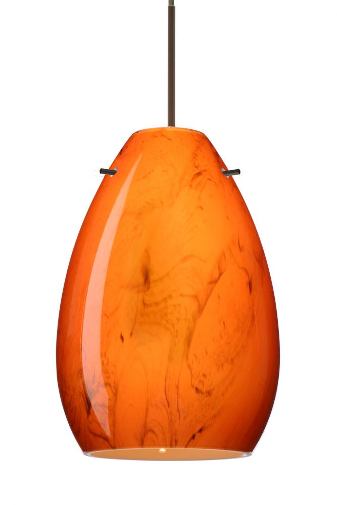 Besa Pendant Pera 6 Bronze Habanero 1x5W LED