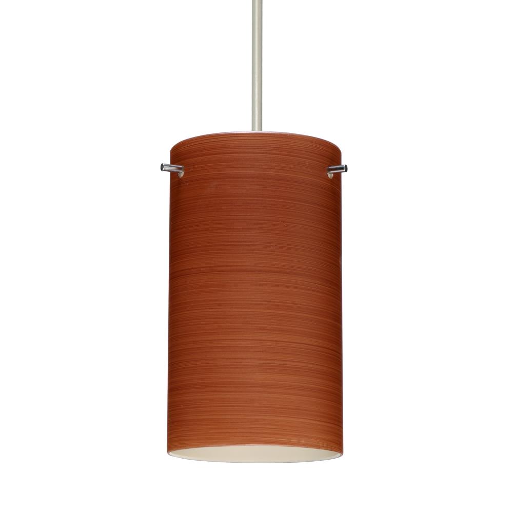 Besa Stilo 7 Pendant Cherry Satin Nickel 1x5W LED