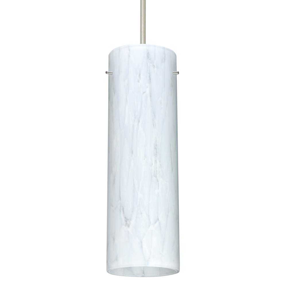 Besa Copa Pendant, Carrera, Satin Nickel, 1x50W Halogen, 0-10V Dimming