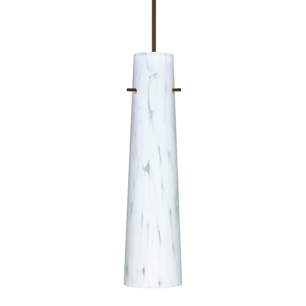 Besa Camino Pendant Bronze Carrera 1x50W Halogen, 15Ft. Cord