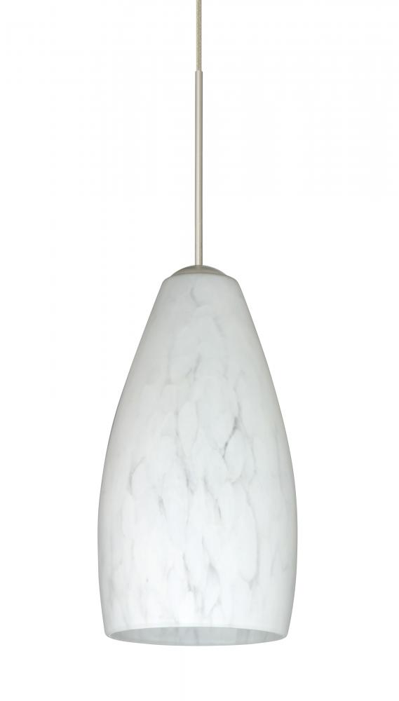 Besa Pendant Karli Satin Nickel Carrera 1x5W LED