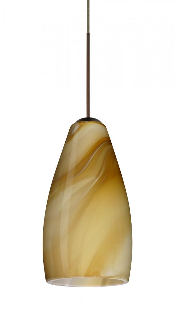 Besa Pendant Karli Bronze Honey 1x5W LED