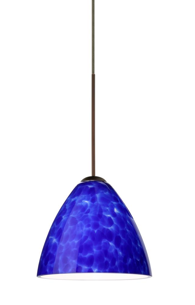 Besa Pendant For Multport Canopy Mia Bronze Blue Cloud 1x5W LED