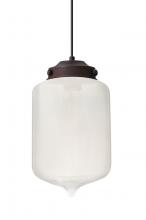 Besa Lighting 1JT-OLINFR-EDIL-BR - Besa Olin Pendant Bronze Frost 1x4W LED Filament