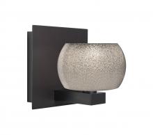 Besa Lighting 1WF-KENOSM-LED-BR - Besa, Keno Vanity, Smoke Sand, Bronze Finish, 1x3W LED