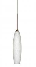 Besa Lighting 1XC-439519-LED-BR - Besa Pendant Zumi Bronze Carrera 1x5W LED