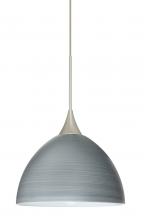  1XC-4679TN-SN - Besa Pendant Brella Satin Nickel Titan 1x50W Halogen