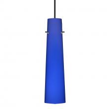 Besa Lighting 1XC-5674CM-BK - Besa Camino Pendant Black Cobalt Blue Matte 1x50W Halogen