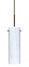 Besa Lighting B-493019-LED-BR-L - Besa Copa LED Pendant For Multiport Canopy Carrera Bronze 1x9W LED, 15Ft. Cord