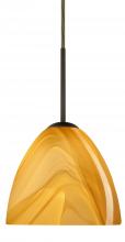 Besa Lighting B-7572HN-LED-BR - Besa Sasha LED Pendant For Multiport Canopy B Honey Bronze 1x9W LED