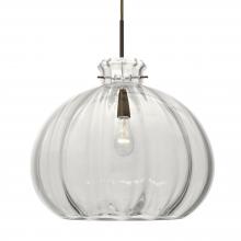 Besa Lighting J-464588-BR - Besa Pendant For Multiport Canopy Pinta 12 Clear Bronze 1x100W Medium Base