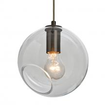 Besa Lighting J-MAESTRO8CL-BR-L - Besa, Maestro 8 Cord Pendant for Multiport Canopy for Mulitport Canopy, Clear, Bronze