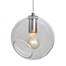 Besa Lighting J-MAESTRO8CL-SN-L - Besa, Maestro 8 Cord Pendant for Multiport Canopy for Mulitport Canopy, Clear, Satin