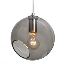 Besa Lighting J-MAESTRO8SM-SN-L - Besa, Maestro 8 Cord Pendant for Multiport Canopy for Mulitport Canopy, Smoke, Satin