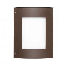 Besa Lighting MOTO11SQ-WA-LED-BR - Besa Outdoor Moto 11 Square Bronze White Acrylic 1x5W LED