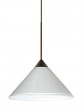 Besa Lighting RXP-282453-LED-BR-L - Besa Pendant Kona Bronze White Starpoint 1x5W LED, 15Ft. Cord