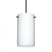 Besa Lighting RXP-440407-BK-DIM010 - Besa Stilo 7 Pendant Black Opal Matte 1x50W Halogen, 0-10V Dimming