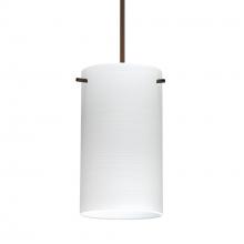 Besa Lighting RXP-4404KR-BR-DIM010 - Besa Stilo 7 Pendant Bronze Chalk 1x50W Halogen, 0-10V Dimming