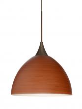 Besa Lighting RXP-4679CH-LED-BR-L - Besa Pendant Brella Bronze Cherry 1x5W LED, 15Ft. Cord