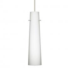 Besa Lighting RXP-567407-SN-L - Besa Camino Pendant Satin Nickel Opal Matte 1x50W Halogen, 15Ft. Cord