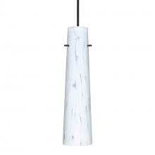 Besa Lighting RXP-567419-BK-277-DIM010 - Besa Camino Pendant Black Carrera 1x50W Halogen, 277V, 0-10V Dimming