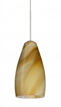 Besa Lighting RXP-7198HN-LED-SN - Besa Pendant Karli Satin Nickel Honey 1x5W LED