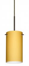 Besa Lighting 1BC-4404VM-HAL-BR - Besa Stilo 7 Pendant Bronze Vanilla Matte 1x40W G9