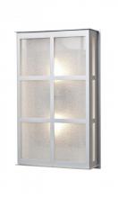 Besa Lighting BREE16-GL-BA - Besa Outdoor Bree 16 Brushed Aluminum Glitter Glass 2x60W B10