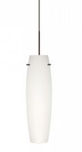 Besa Lighting RXP-412107-BR - Besa Tu Tu Pendant, Opal Matte, Bronze, 1x50W Halogen