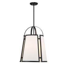  7-6304-4-89 - Chartwell 4-Light Pendant in Matte Black