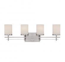  8-338-4-SN - Colton 4-Light Bathroom Vanity Light in Satin Nickel